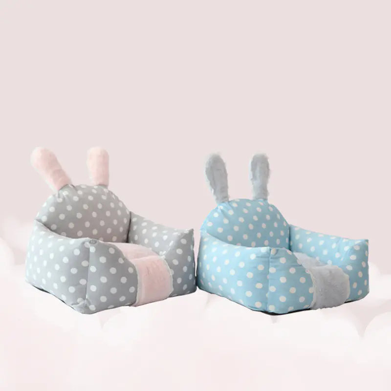 Universelles Hundebett mit waschbarem Kissen für Haustiere